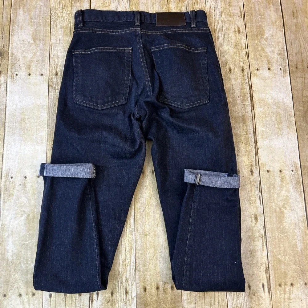 Naked Famous Max Forever Blue Stretch Selvedge Denim Jeans Size 25 (27X31)